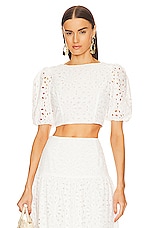 Product image of Karina Grimaldi Sunita Eyelet Blouse. Click to view full details