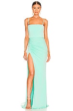 Katie May Great Kate Gown in Supercharged Mint | REVOLVE