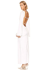 Khanums Keidi Dress With Pearl And Gold Bead Detai in White | REVOLVE