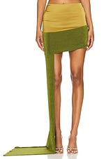 Asymmetric Mini Skirt