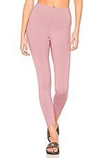 Khongboon Activewear Lauren High Rise Legging in Rose | REVOLVE