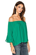 krisa Off Shoulder Drape Top in Lush | REVOLVE