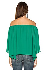 krisa Off Shoulder Drape Top in Lush | REVOLVE