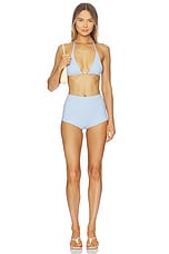 Classic Tie Halter Bikini Top - thumbnail 6