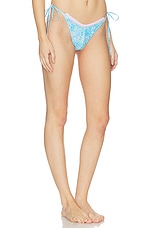 Crochet Dipped Cheeky Tie Bikini Bottom - thumbnail 4