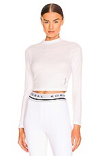 Product image of KORAL Luca Long Sleeve Marlow Crop Top. Click to view full details