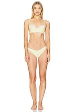 KAT THE LABEL Arabella Underwire Bra in Limoncello | REVOLVE