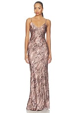 Serita Maxi Bias Dress - thumbnail 4