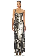 Sayla Bias Cut Maxi Dress - thumbnail 9