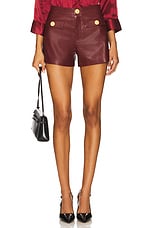 Dionne Faux Leather Short