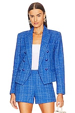 Product image of L'AGENCE Brooke Double-breasted Crop Blazer. Click to view full details