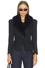 Kaisley Fur Collar Blazer - thumbnail 4