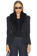 Kaisley Fur Collar Blazer - thumbnail 5