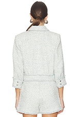 Jia Crop 3/4 Sleeve Fringe Jacket - thumbnail 7