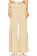 Aubrie Mid Rise Wide Leg Pant