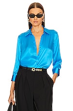 Product image of L'AGENCE Dani 3/4 Sleeve Blouse. Click to view full details