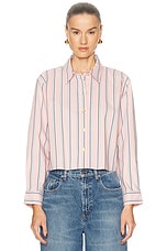 Cosette Crop Hi Low Shirt - thumbnail 4