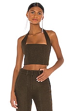 Product image of LaQuan Smith Caitlyn Halter Top. Click to view full details