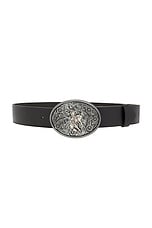 Metal Buckle Leather Belt - thumbnail 4