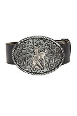 Metal Buckle Leather Belt - thumbnail 6