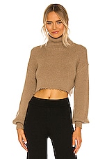 Product image of L'Academie Lucia Cropped Turtleneck. Click to view full details