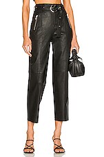 Product image of L'Academie Trae Leather Pant. Click to view full details