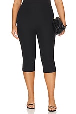 Petite - Capri Pant in Black by Lasania 9064P main image 1