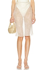 By Marianna Capucine Silk Mini Skirt