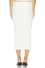 Jordin Foldover Rib Midi Skirt - thumbnail 10