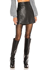 Laurel Leather Mini Skirt