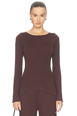Sibylla Rib Knit Top - thumbnail 4