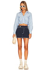 Lena Blouse Blue Iris