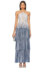 Line & Dot Oracle Maxi Dress in Denim | REVOLVE