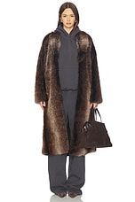 Cairo Faux Fur Coat - thumbnail 5