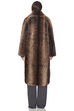 Cairo Faux Fur Coat - thumbnail 8