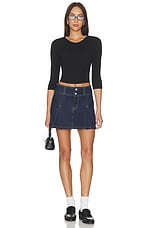 Inverted Pleat Mini Skirt - thumbnail 8