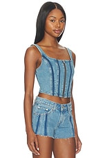Seamed Zip Bustier - thumbnail 5
