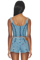 Seamed Zip Bustier - thumbnail 6