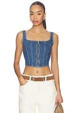 Seamed Zip Bustier - thumbnail 4