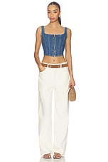 Seamed Zip Bustier - thumbnail 7