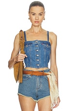 Denim Tube Top - thumbnail 4