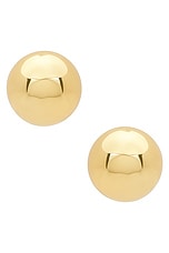 Dome Button Earrings