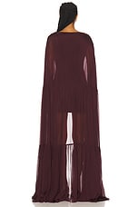 Coralia Gathered Cape Dress - thumbnail 7