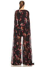 Coralia Gathered Cape Dress - thumbnail 6