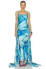 Floral Pixie Trail Dress - thumbnail 4