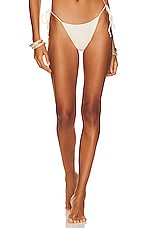 Product image of YEVRAH SWIM Santorini Minimal Bikini Bottom. Click to view full details