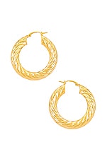 Product image of Lili Claspe Gina Hoops. Click to view full details