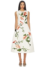 Cleo Applique Sleeveless Midi Dress - thumbnail 4