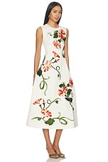 Cleo Applique Sleeveless Midi Dress - thumbnail 5