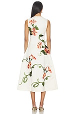 Cleo Applique Sleeveless Midi Dress - thumbnail 6
